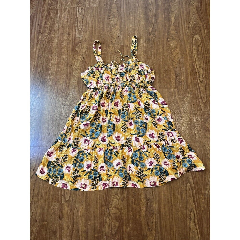 NATURAL LIFE Floral Mini Dress - Yellow and Blue - Picture 6 of 7